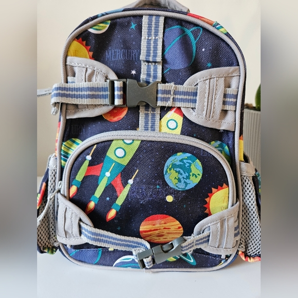 Pottery Barn Kids Navy Solar System Mini Backpack - Picture 1 of 9